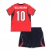 Maillot de foot Angleterre Jude Bellingham #10 Extérieur vêtements enfant Monde 2026 Manches Courtes (+ pantalon court)